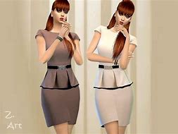 Image result for Sims 4 Gold Belt Dress
