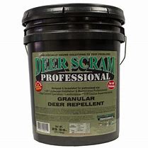 Image result for Deer Scram Professional (25 Lbs) - Organic Deer Repellent W/ 30-90 Day Protection