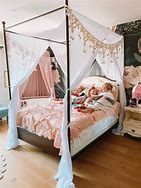 Image result for Little Girl Canopy Bed