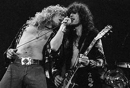 Image result for Robert Plant Jimmy Page Rude World