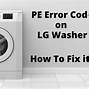 Image result for LG Washer CL Error Code