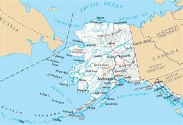 Image result for Alaska Map with Major Cities
