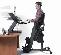 Image result for Office Worker Standing On Chair