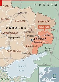 Image result for Ukraine Civil War Map
