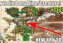 Image result for Ark Ragnarok Dino Spawn Map