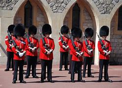 Image result for British Guards at Buckingham Palace