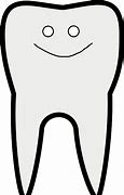 Image result for Tooth Outline Black and White