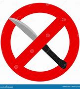 Image result for No-Knife Symbol