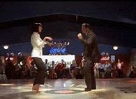 Image result for Pulp Fiction Dance Scene Black and White