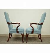Image result for Vintage Ethan Allen Queen Anne Chairs