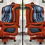 Image result for Executive Wood and Leather Office Chair