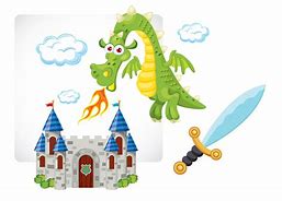 Image result for Cartoon Dragon Castle