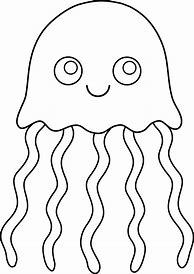 Image result for Jellyfish Outline Stencil