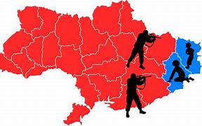 Image result for Ukraine Separatist Regions Map