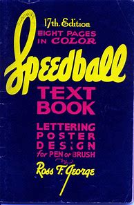 Image result for Speedball Lettering Book