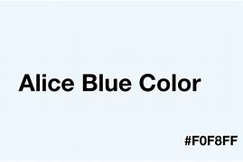 Image result for Alice Blue Color Aesthetic