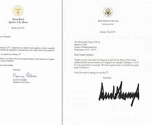 Image result for Trump's Letter to Speaker Pelosi