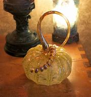 Image result for Glass Pumpkins