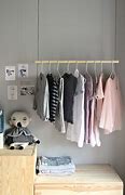 Image result for DIY Clothes Rack Wall