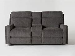 Image result for Grey Power Reclining Loveseat with Console