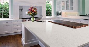Image result for Glacier White Quartz Kitchen Countertop