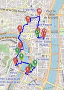 Image result for City Walking Map of Lyon France