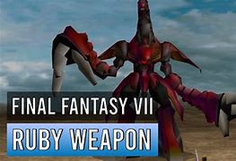 Image result for 3D Printed FF7 Ruby Weapon