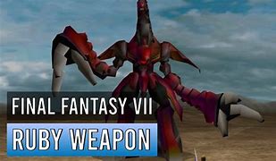 Image result for Post Game FF7 Ruby Weapon