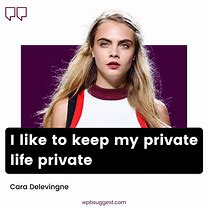 Image result for Cara Delevingne Quotes