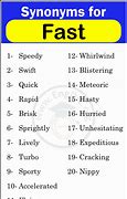 Image result for Quick Synonym