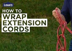 Image result for How to Wrap an Outdoor Extension Cord