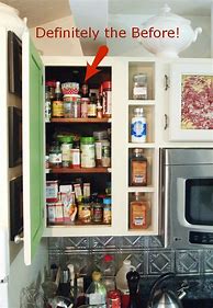 Image result for Spice Cabinet Organization Ideas
