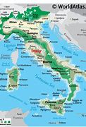 Image result for World Map of Italy