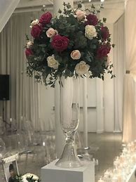 Image result for Silk Rose Flower Low Centerpieces