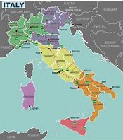 Image result for Map of Italy Showing All Provinces