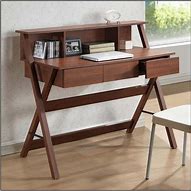 Image result for Writing Desk with Hutch with Side Return