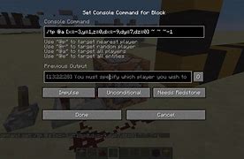 Image result for How to Make a TP Command Block