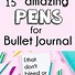 Image result for Brush Pens for Bullet Journaling
