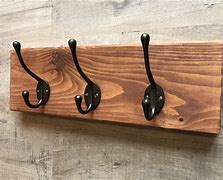 Image result for Rustic Wood Clothes Hanger