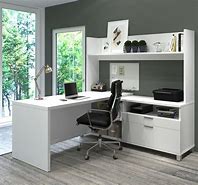 Image result for White Executive Desk Set