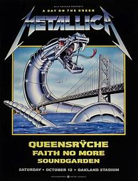 Image result for Metallica Concert Posters