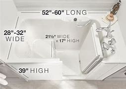 Image result for Kohler Walk-In Tub Sizes