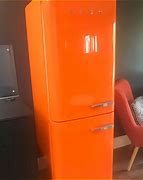 Image result for Orange Smeg Fridge Freezer