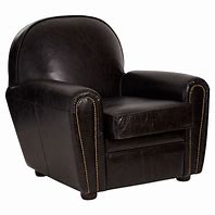 Image result for Black Leather Armchair