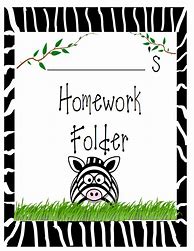 Image result for Homework Book Cover Printable