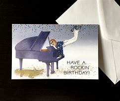Image result for Elton John Birthday Card