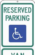 Image result for Green and White Van Accessible Sign