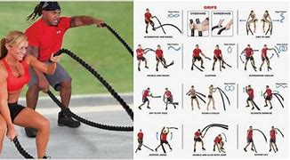 Image result for Battle Rope Training Exercises