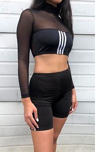 Image result for Adidas Crop Top and Pants Outfit for Girls