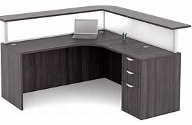 Image result for Ready-Made L-shaped Reception Desk